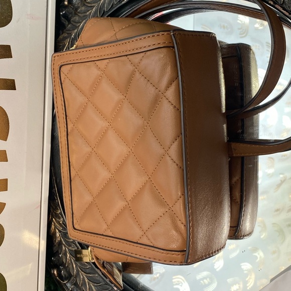 Michael Kors Brown Quilted Crossbody Bag - Picture 7 of 11